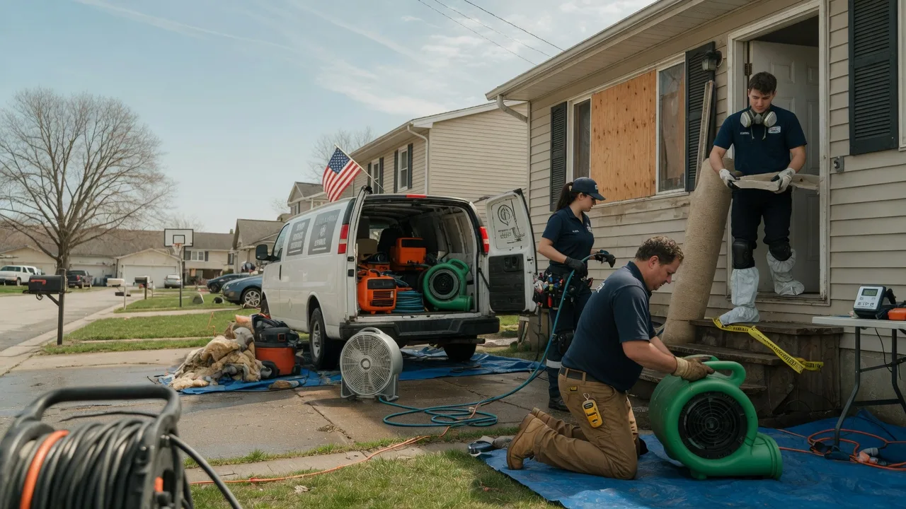 Water Damage Restoration in Burghill, OH near me